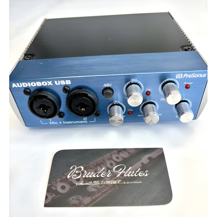 Interface De Áudio Presonus Audiobox Usb / U S A #50 Azul 127/220v