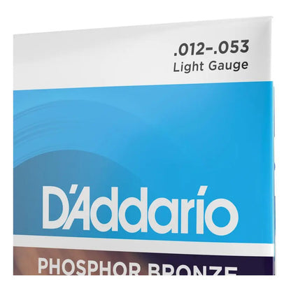 Encordoamento Violão Aço .012 D'addario Phosphor Bronze Ej16