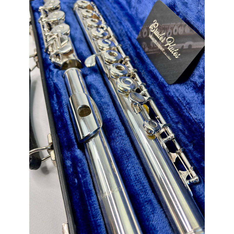 Flauta Transv Olds Na75 Fb / P. Lábio + Riser Prata Usa  #97 Prata