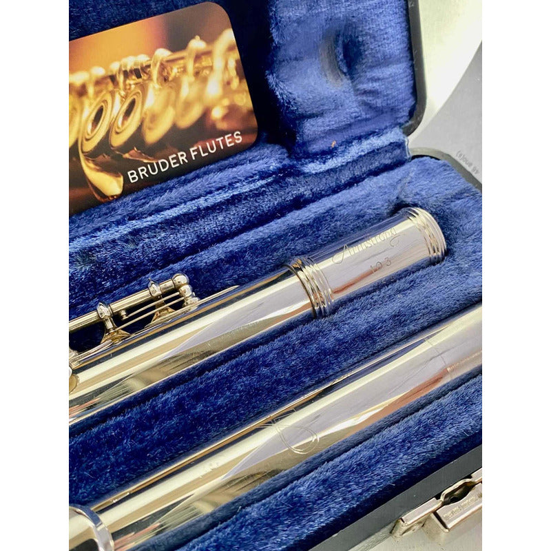 Flauta Transversal Armstrong 103 / Made In Usa #25 Prata