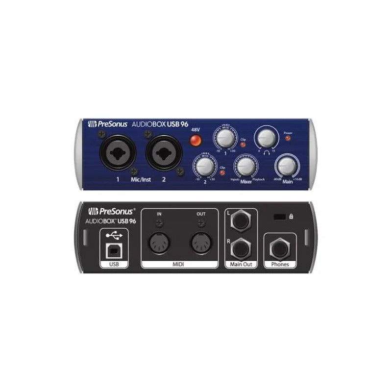 Interface De Áudio Presonus Audiobox Usb / U S A #50 Azul-aço Usb