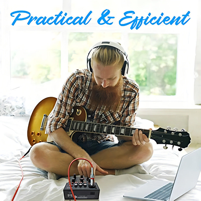 Mixer De Áudio Sem Fio Pyle Pad33mxubt Bluetooth Para Djs Com 5 Entradas