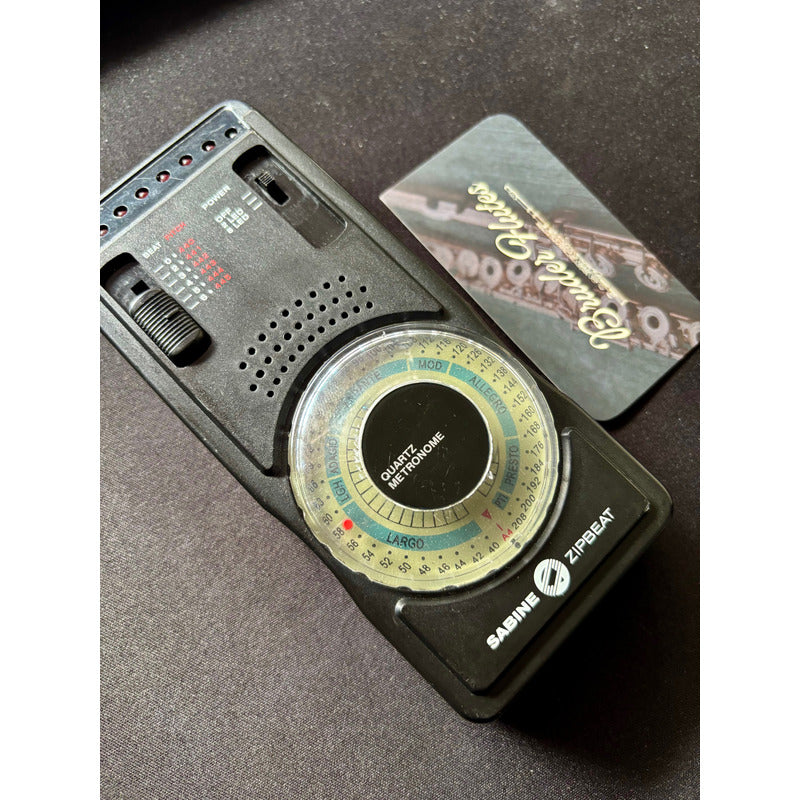 Metrônomo Quartz Analógico Sabine Zipbeat