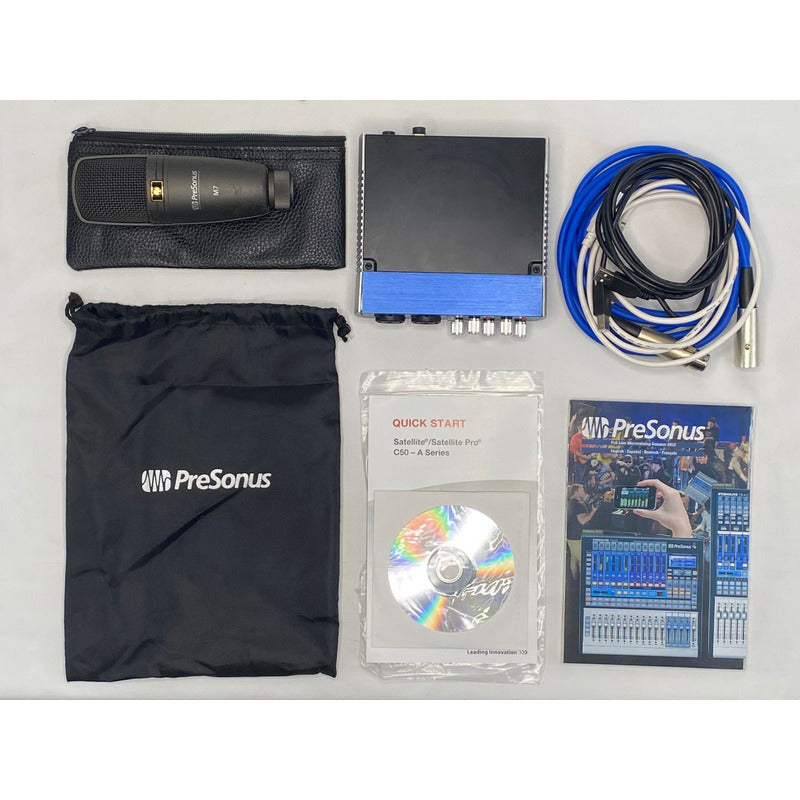 Kit De Estúdio Presonus Audiobox One Studio Para Gravação Azul