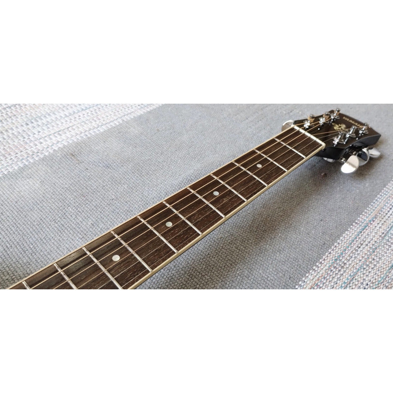 Violão Yamaha Apx 500 Bl / Eletroacústico + Hard Case  Black Destro