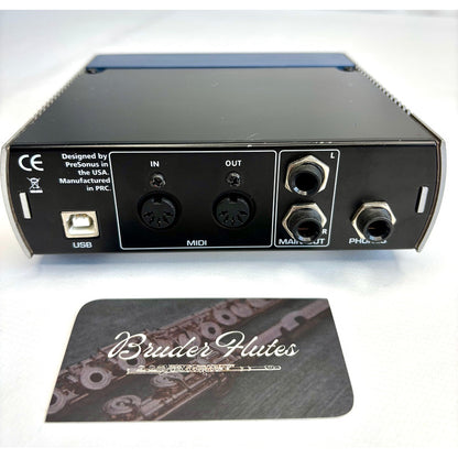 Interface De Áudio Presonus Audiobox Usb - Made In Usa #50