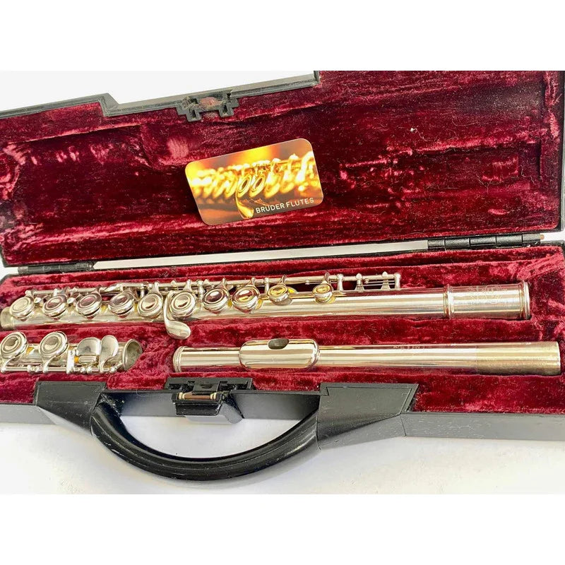 Flauta Transversal Buffet Crampon Akc 228 - England  #6 Prata