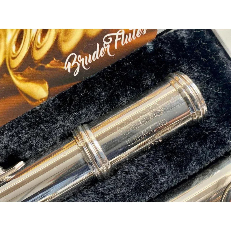 Flauta Transversal Olds Na77 S-  Made In U S A #17 Prata