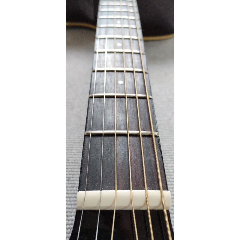 Violao Crafter Eletroacústico Jte98ceq Dbs - Made Korea Marrom-escuro