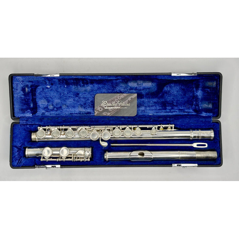 Flauta Transversal Haynes Amadeus AF500 - Porta Lábio + Riser Prata Macica #95