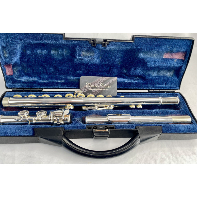 Flauta Transversal Buffet Crampon Bc6010 - Made England  #98 Prata