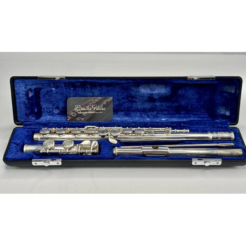 Flauta Transversal Haynes Amadeus AF500 - Porta Lábio + Riser Prata Macica #95