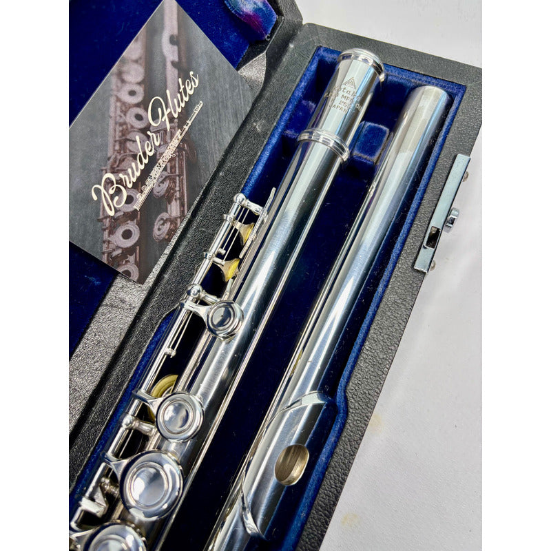 Flauta Transv Kotake K25s Japan / P Lábio + Riser Prata #79 Prata