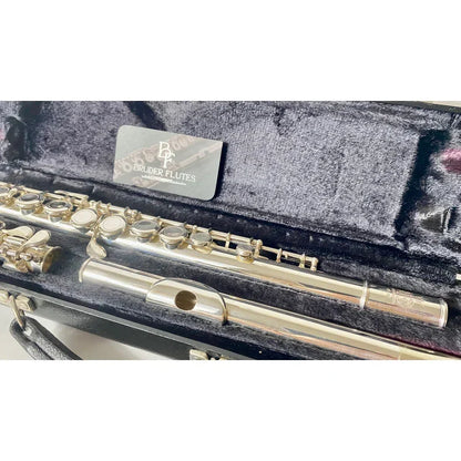 Flauta Transversal Amati Kraslice AFL 201 - Porta Lábio & Riser em Prata Maciça - Made in Czech Republic #102