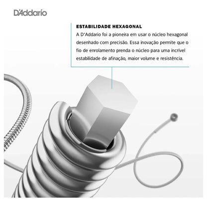 Encordoamento Violão Aço .012 D'addario Phosphor Bronze Ej16