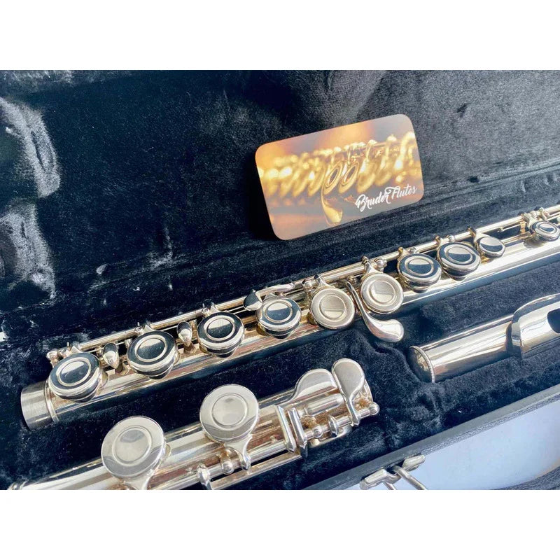 Flauta Transversal Olds Na77sj Ii - Made In U S A #13 Custom Prata