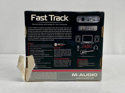 Interface M-audio Fast Track - Importado Usa #236 Preto 5v