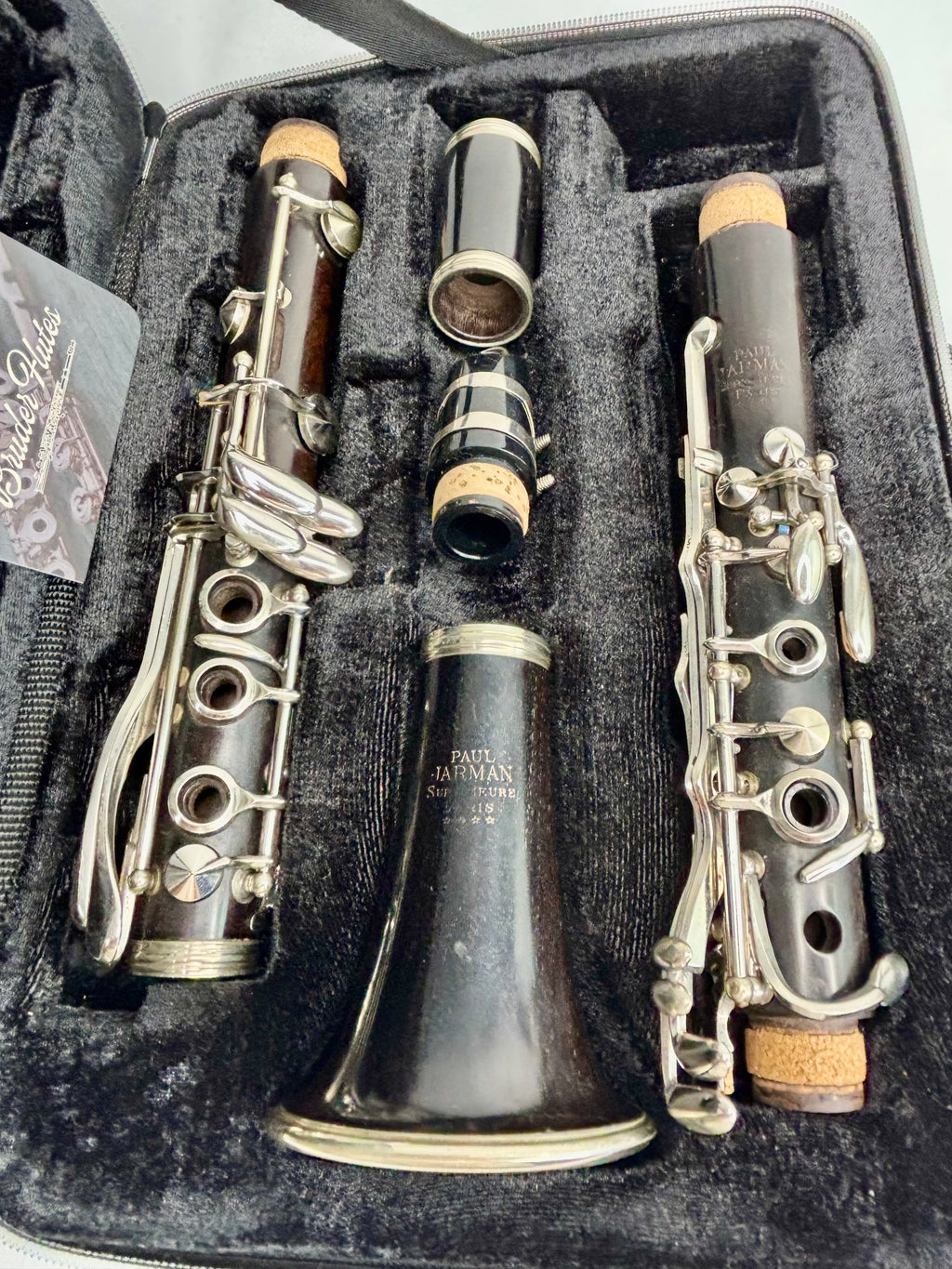 Clarinete Paul Jarman - Madeira De Ébano - Made In Frace #68 Marrom-escuro