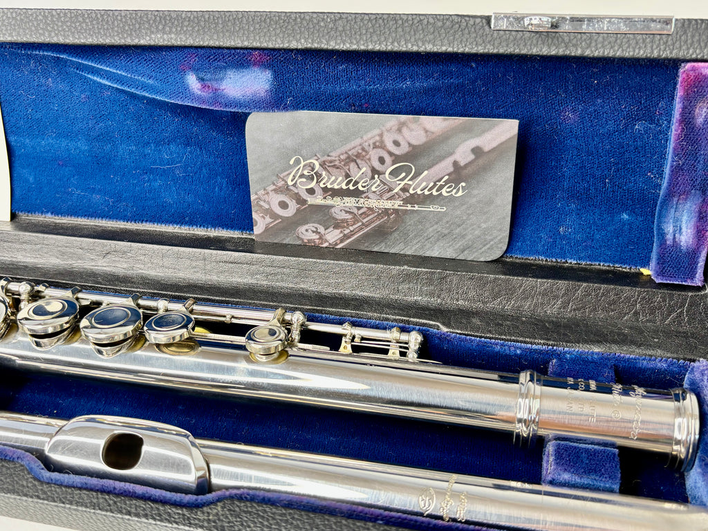 Flauta Transversal Miyazawa MS-95 Bocal em Prata Maciça - Made In Japan  #145