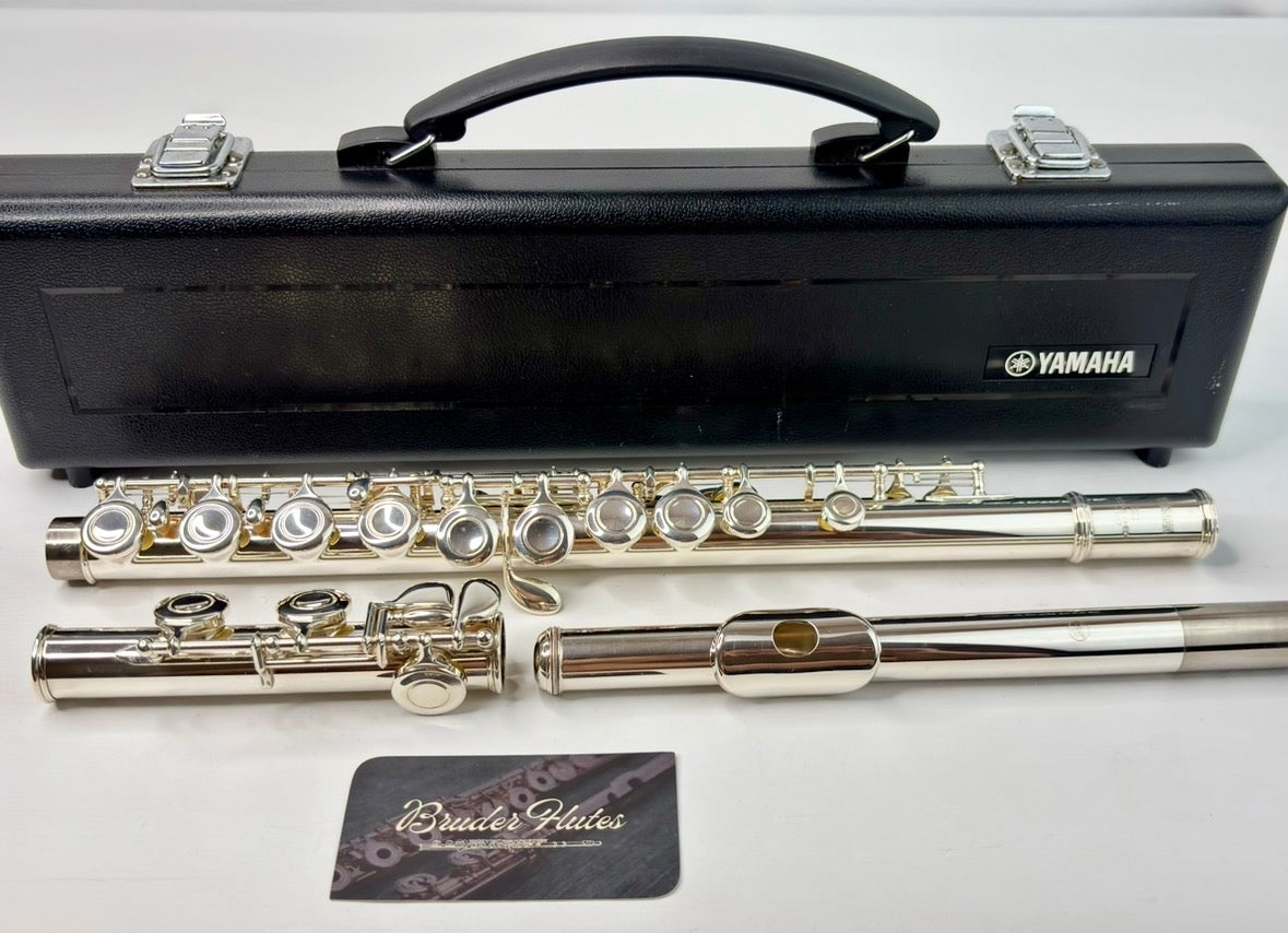 Flauta Transversal Yamaha 221 Silver / Made Indonésia  #122 Prata
