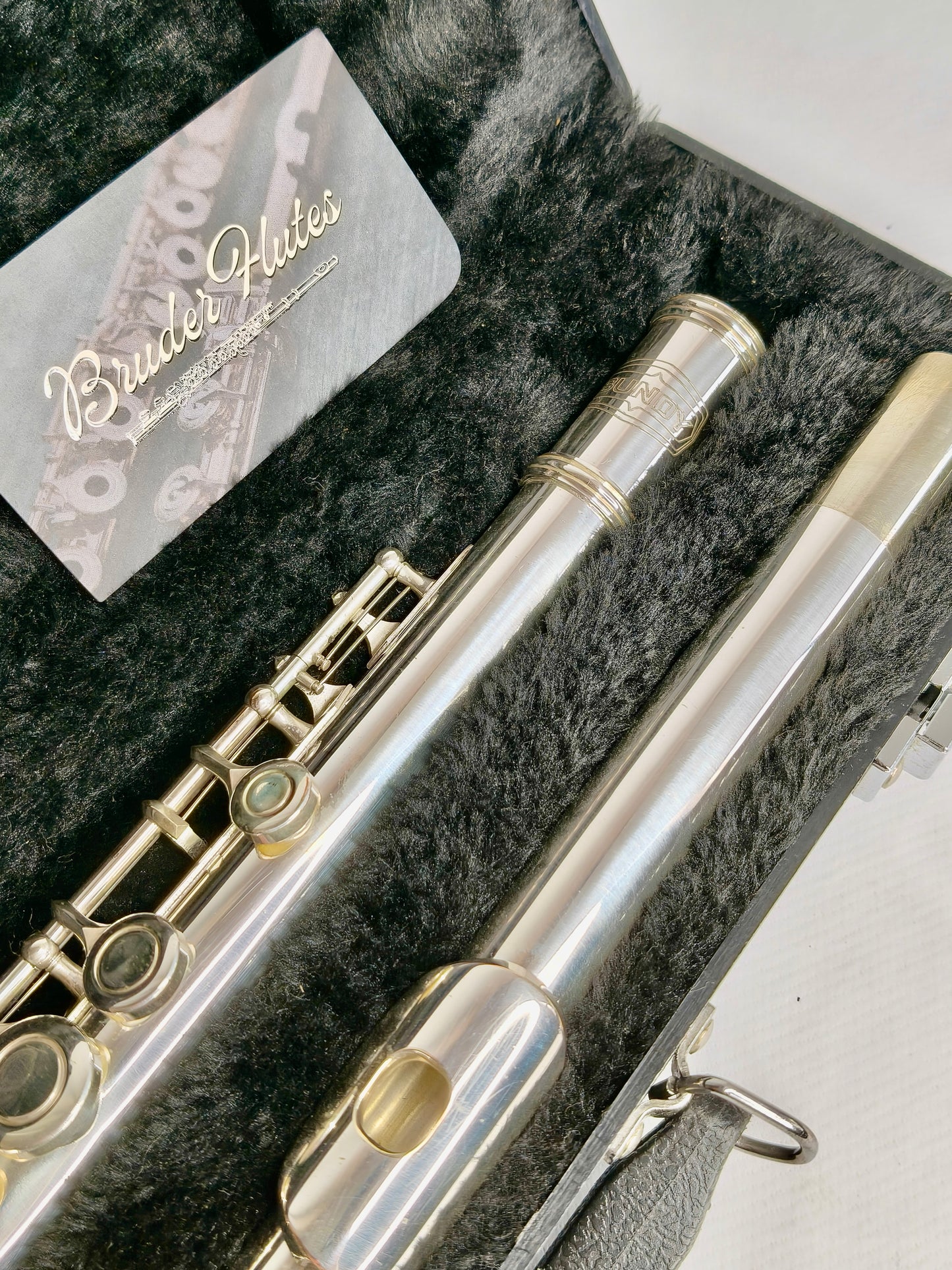 Flauta Transversal Selmer Bundy - Prateada #132 Prata