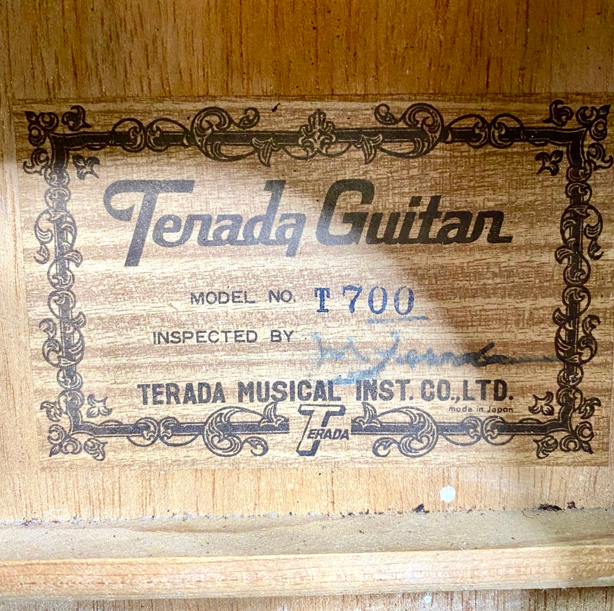 Violão Terada T700 - Acústico - Made In Japan #62